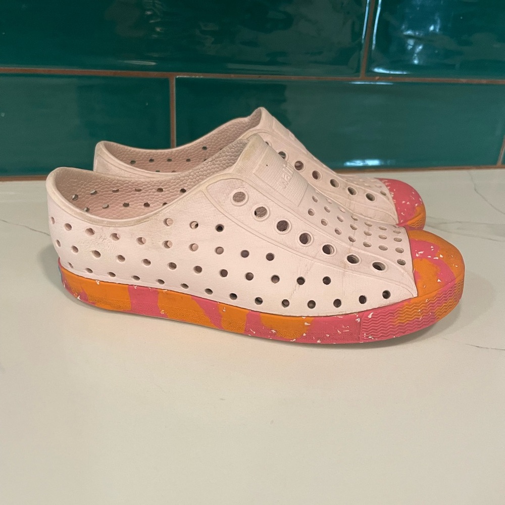 Native Shoes Pink and Orange Water Shoes
